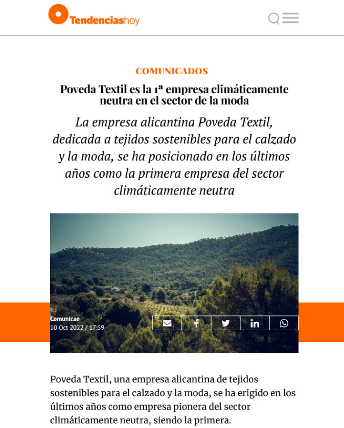 tendencias hoy poveda textil