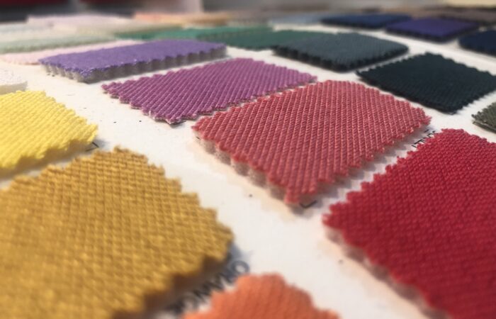 telas para un diseñador de calzado